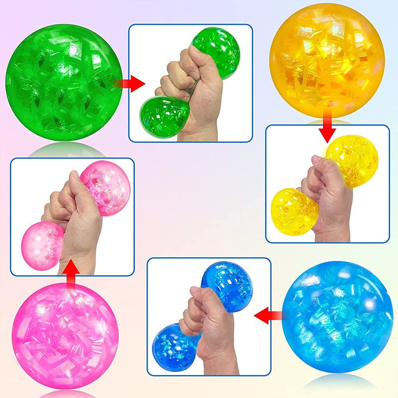 0419a6db-9a73-41f3-ad6e-3ebd7e11cf2c.jpg Stress Relief Ball Squeezing Toy TPR Soft Rubber Slow Rebound Vent Ball - Image 3