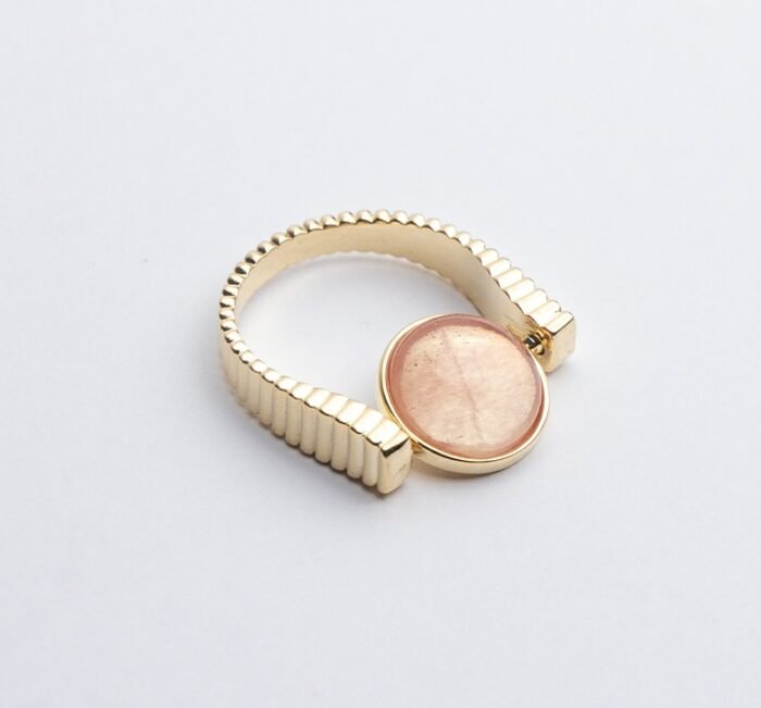 Original Fidget Spinner Rings Natural Stone Rings Replaceable Spinners For Anxiety And Stress Relief Jewelry Gifts - Image 8