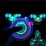 Luminous LED Light Fidget Spinner Hand Top Spinners Glow in Dark Light - Image 3