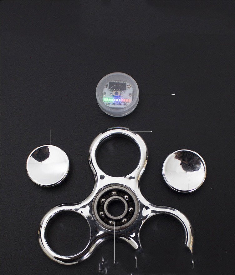 1617363433829.jpg Luminous LED Light Fidget Spinner Hand Top Spinners Glow in Dark Light - Image 2