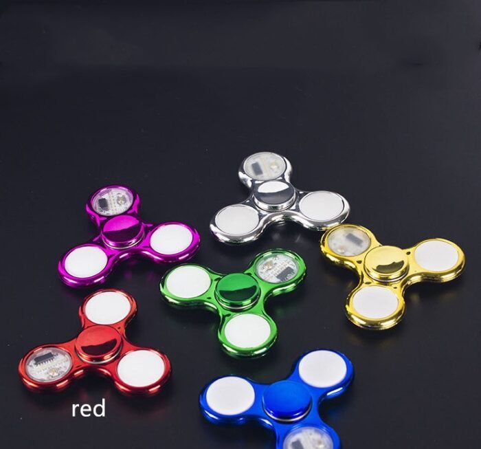 Luminous LED Light Fidget Spinner Hand Top Spinners Glow in Dark Light - Image 6