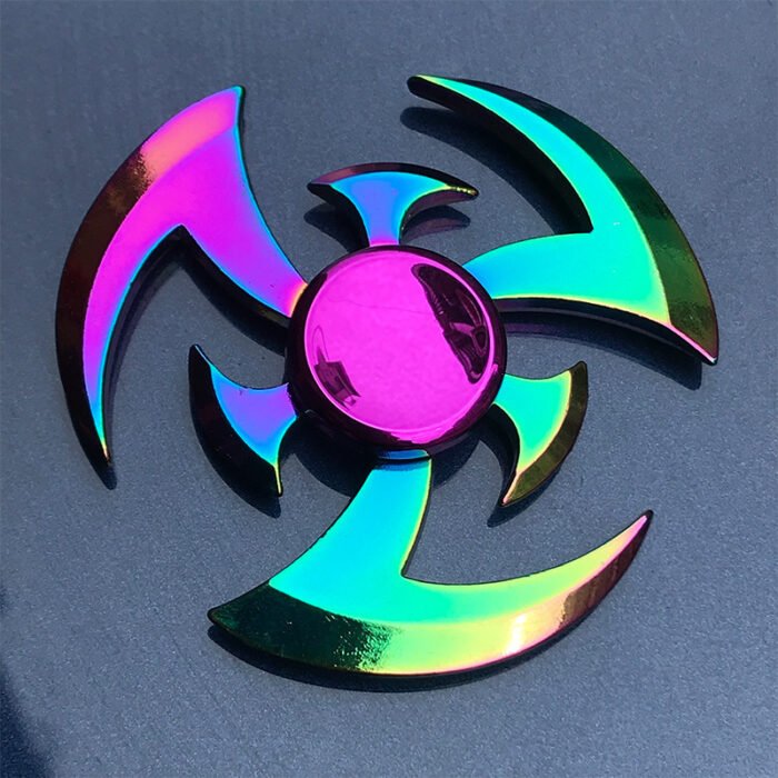 New Colorful Fingertip Spinner Zinc Alloy Decompression Toy Hand Spinner Finger Spinner - Image 9