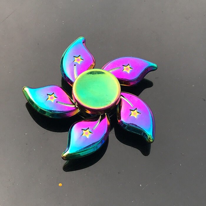 New Colorful Fingertip Spinner Zinc Alloy Decompression Toy Hand Spinner Finger Spinner - Image 2
