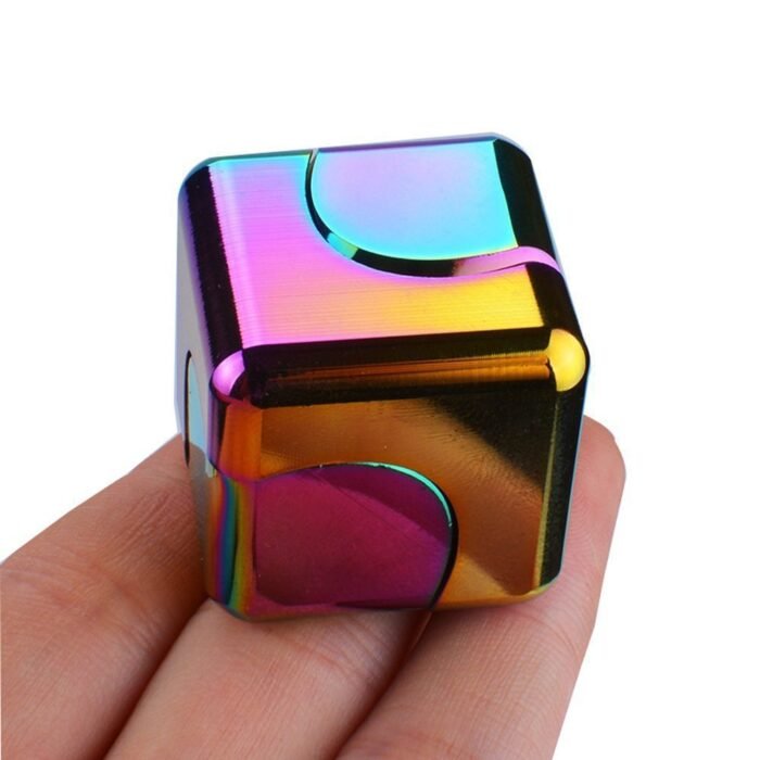 Nieuwe Kleurrijke Spinning Fidget Spinner Stress Relief Speelgoed Metalen Hand Spinner Stille Top Vinger Spinner Mannen Vrouwen - Image 2