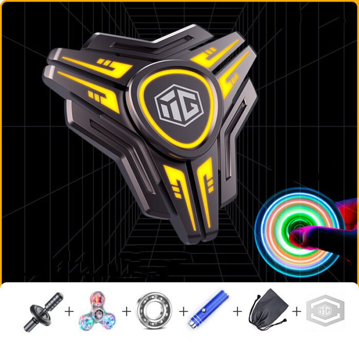 Luminous Luminous Fidget Spinner Mechanical Finger Decompression Toy - Image 3