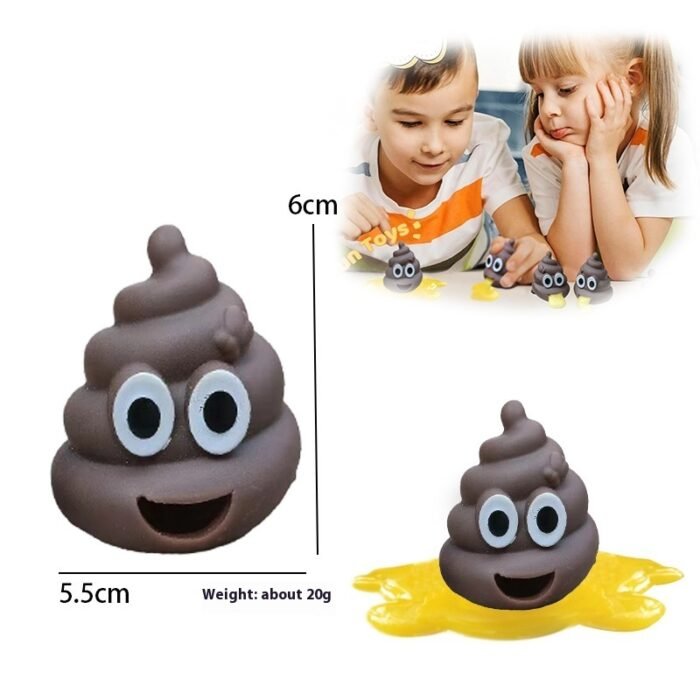 Spoof Vomiting Stool Skills Interesting Stress Ball Toy - Image 5
