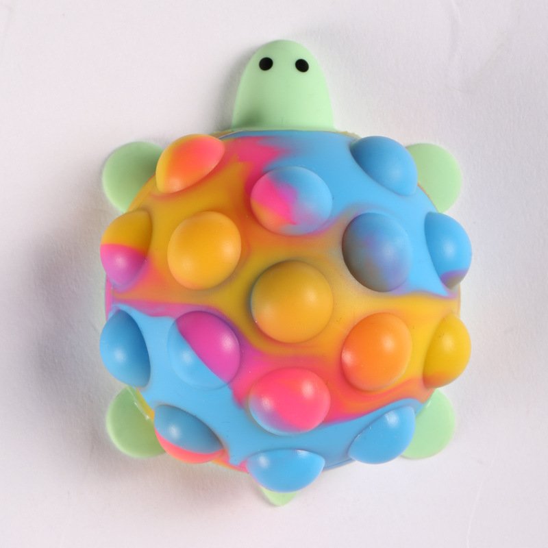 1b2c7d15-65bf-423e-8e02-312098e8f89b.jpg 3D Stress Relief Ball Silicone Decompression Toy Turtle Decompression Vent Ball Children's Educational Toys Squeezing Toy - Image 7