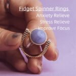 Original Fidget Spinner Rings Natural Stone Rings Replaceable Spinners For Anxiety And Stress Relief Jewelry Gifts - Image 4