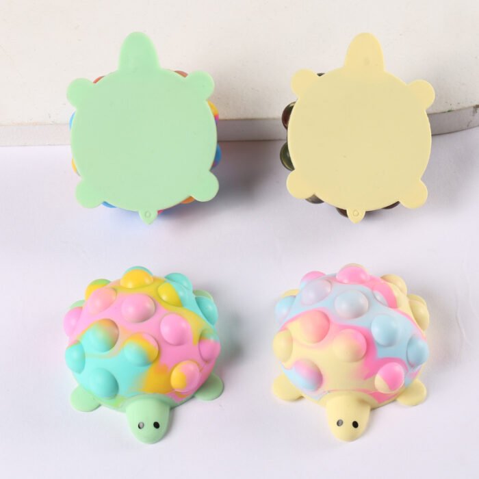 3D Stress Relief Ball Silicone Decompression Toy Turtle Decompression Vent Ball Children's Educational Toys Squeezing Toy - Image 10