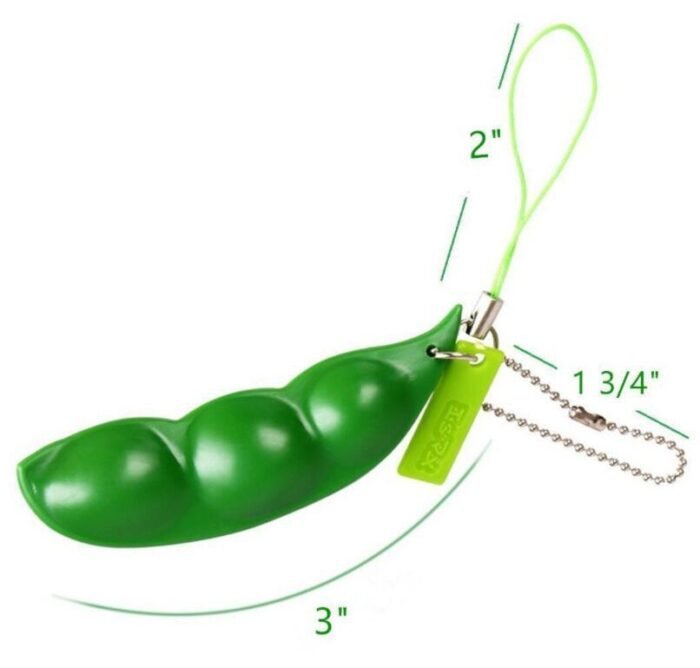 1 Pack Hot Beans  Beans Kids Toy Pendant Anti-Stress Ball Squeeze Gadget Kids Toy Gift - Image 2