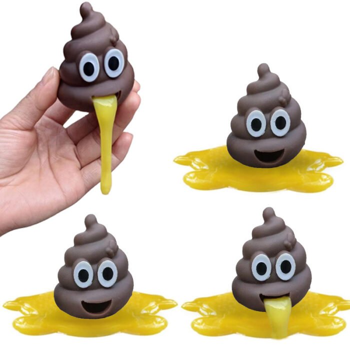 Spoof Vomiting Stool Skills Interesting Stress Ball Toy - Image 2