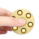 Unique Brass Gun Revolver Bullet Fidget Toy Spinner Copper Hand Spinners Detachable Rotating Sensory Finger Top For Kids Adults - Image 3