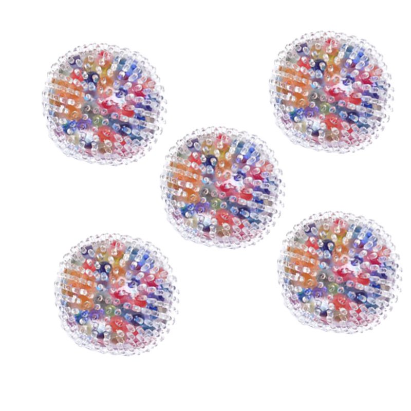 4c292373-e67e-400c-8d90-6aafe2a382b7.jpg TPR Soft Rubber Toy Squeezing Toy Rainbow Stress Ball - Image 4