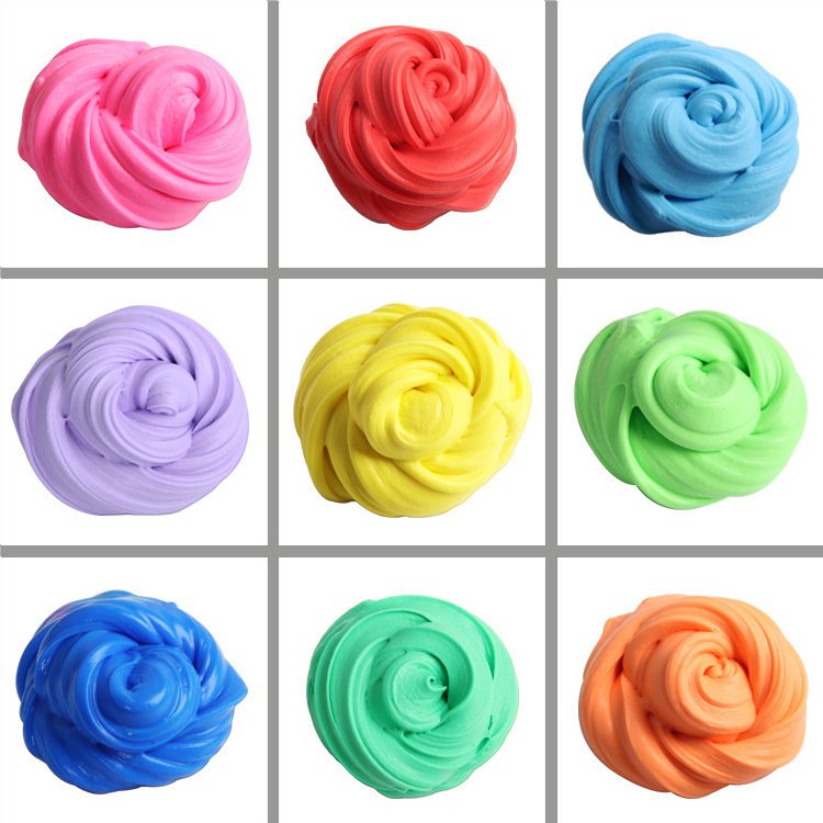 5106226021_981562703.jpg Cotton PUFF SLIME DIY slime mud clay mud stabby decompression vent toys factory outlet - Image 1