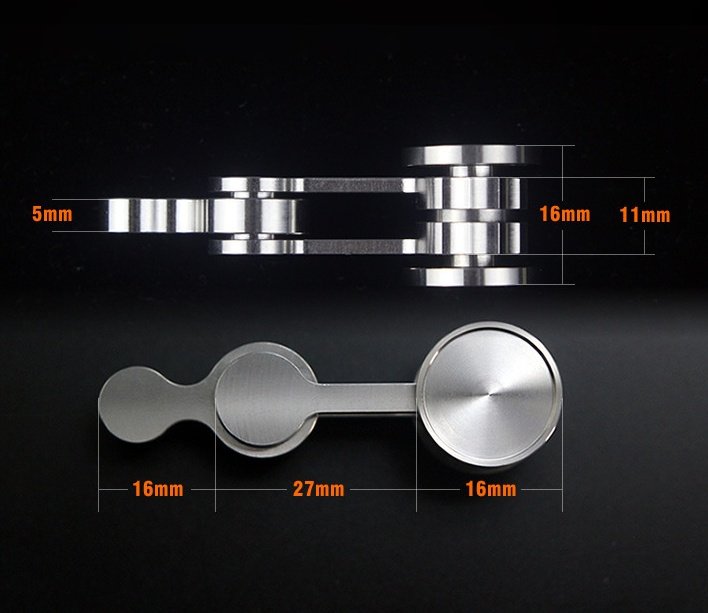 594287541051.jpg Anti-Anxiety Fidget Spinner Fidget Hand Toys Portable Decompresses Relax Toys Gift for Children Adult Stress Relief - Image 8