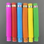 Flashing Telescopic Tube Color Stretching Tube LED Decompression Venting Toys - Image 4