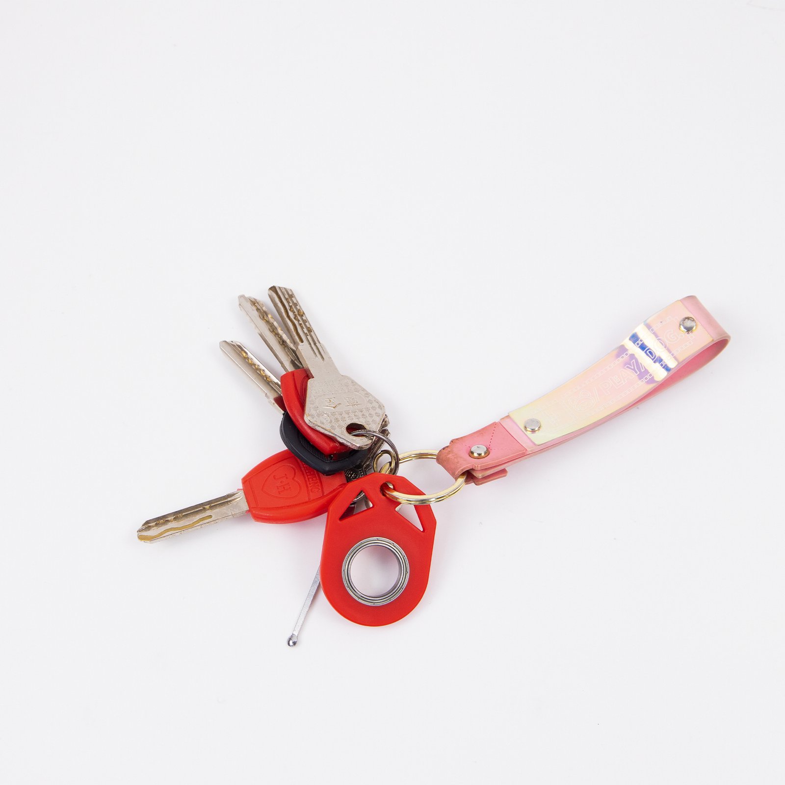 63baa0f7-c8aa-43d6-ad65-d1e221263216.jpg Creative Fidget Spinner Toy Keychain Hand Spinner Anti-Anxiety Toy Relieves Stress Finger Spinner Keychain Bottle Opener Kids Toy - Image 6
