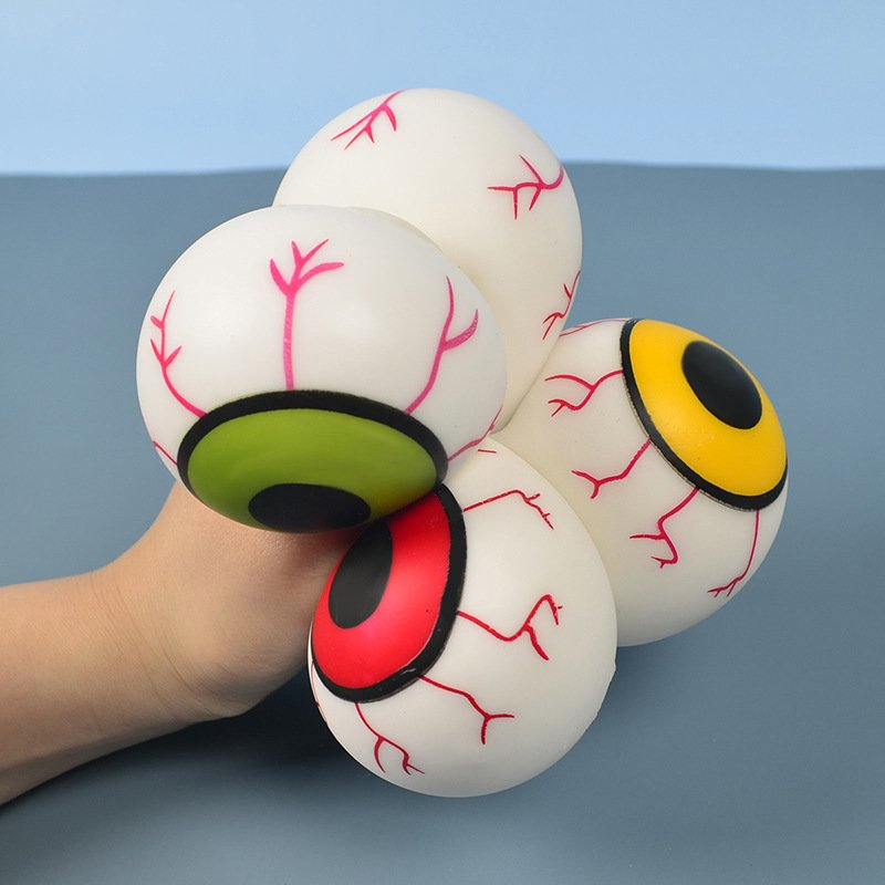 6914ea3b-ec88-4636-8b63-97a193b715f0.jpg Vent Horror Eyes Stress Ball Trick Squeezing Toy - Image 6
