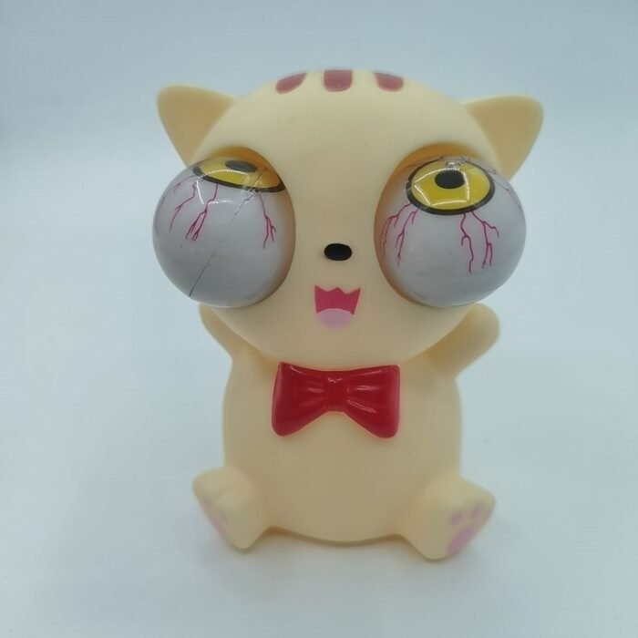 Cartoon Animal Decompression Toy Stress Reduction Ball Cute Little White Panda Dinosaur Squeeze Pop Eye Squeeze Antistress Toy - Image 7