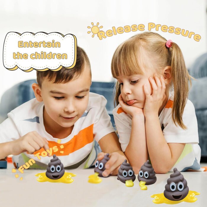 Spoof Vomiting Stool Skills Interesting Stress Ball Toy - Image 1
