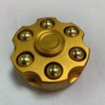 Unique Brass Gun Revolver Bullet Fidget Toy Spinner Copper Hand Spinners Detachable Rotating Sensory Finger Top For Kids Adults - Image 4