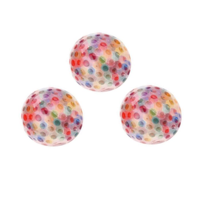 TPR Soft Rubber Toy Squeezing Toy Rainbow Stress Ball - Image 7
