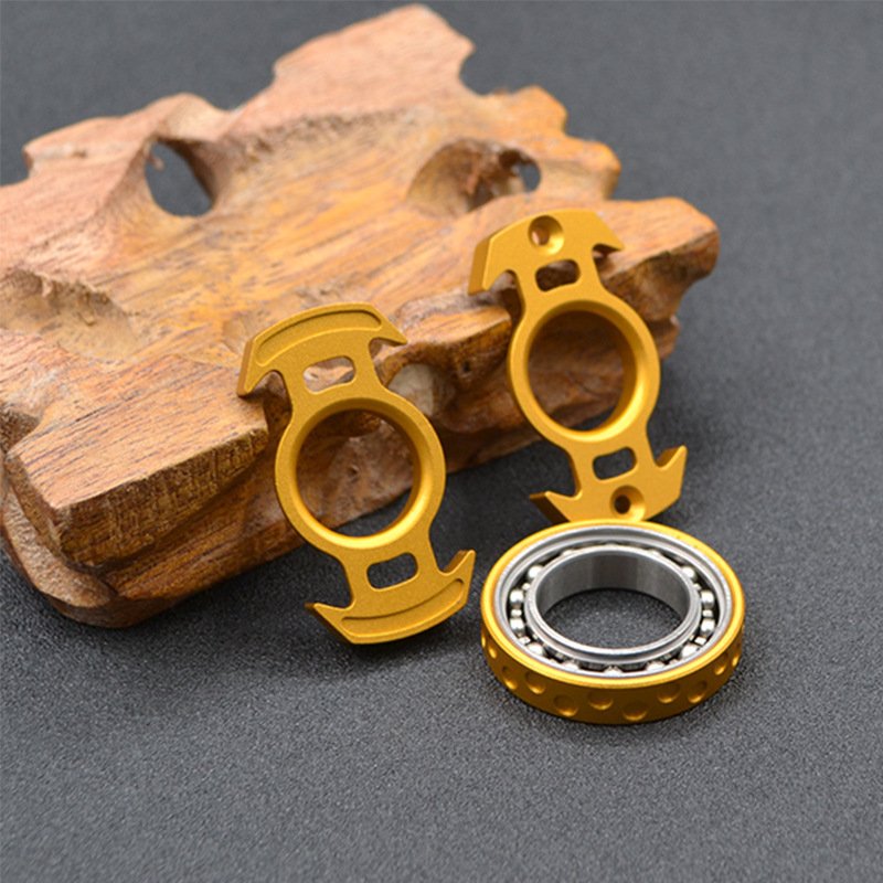 7e38d703-9f59-4d38-a90b-a80db483986f.jpg Aviation Aluminum Fidget Spinner Decompression Toy - Image 1