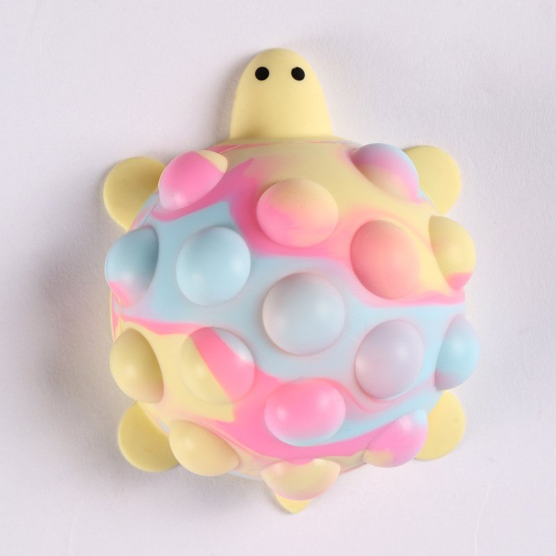 8bf16ebf-f97b-4f90-aed5-e78a59d181f1.jpg 3D Stress Relief Ball Silicone Decompression Toy Turtle Decompression Vent Ball Children's Educational Toys Squeezing Toy - Image 5
