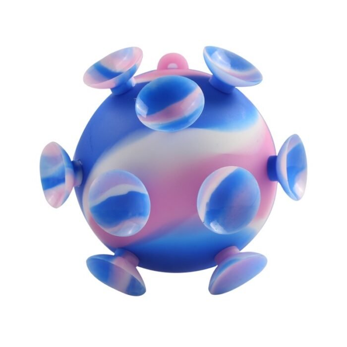 Cross-border New 3D Stress Relief Ball Sucker Magic Sucker Silicone Toy - Image 8