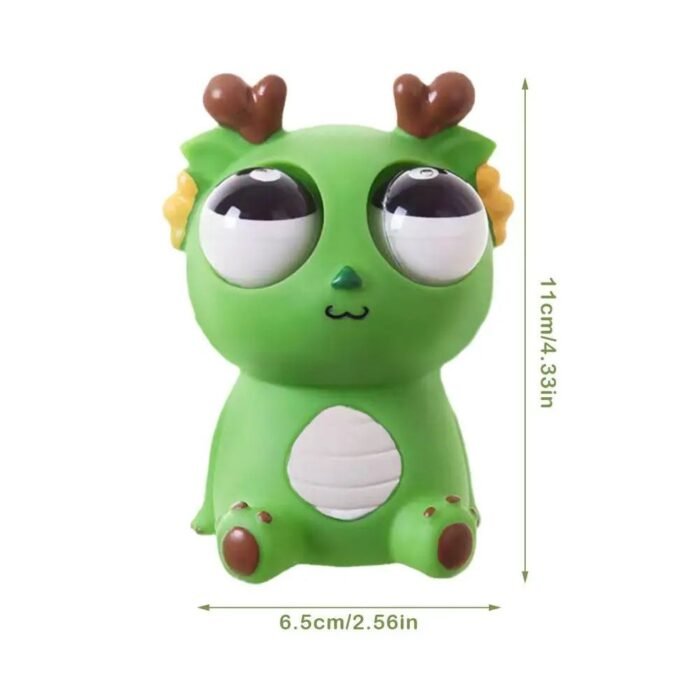 Eyeball Burst Squeeze Toy Eyeball Burst Dragon Cute Staring Dragon Stress Relief Artifact Pinch Toys Kids Stress Relief - Image 2