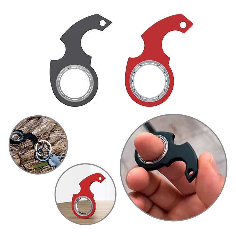 9c659019-46fb-4235-9cbf-e01543770f45.jpg Creative Fidget Spinner Toy Keychain Hand Spinner Anti-Anxiety Toy Relieves Stress Finger Spinner Keychain Bottle Opener Kids Toy - Image 1