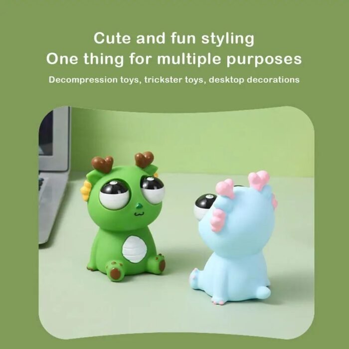 Eyeball Burst Squeeze Toy Eyeball Burst Dragon Cute Staring Dragon Stress Relief Artifact Pinch Toys Kids Stress Relief - Image 5