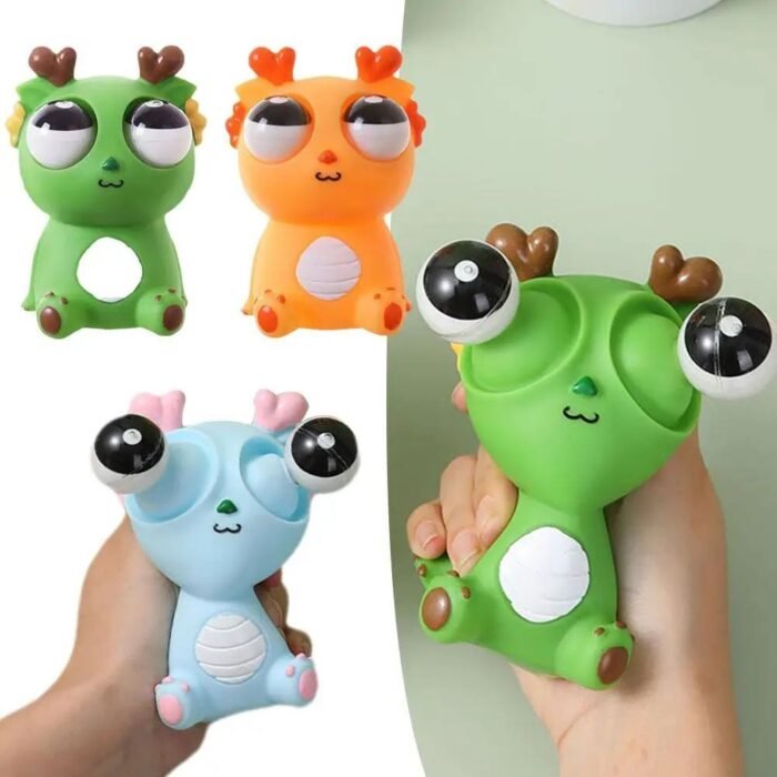 Eyeball Burst Squeeze Toy Eyeball Burst Dragon Cute Staring Dragon Stress Relief Artifact Pinch Toys Kids Stress Relief - Image 1