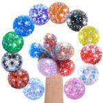 Stress Relief Ball Squeezing Toy TPR Soft Rubber Slow Rebound Vent Ball - Image 4