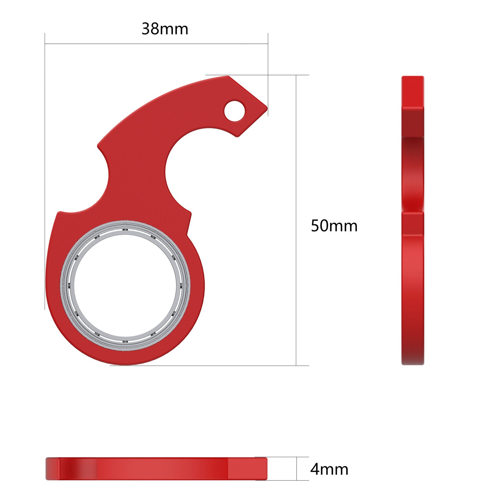 c78dec97-98aa-429f-80ea-3c3e4cfec3e0.jpg Creative Fidget Spinner Toy Keychain Hand Spinner Anti-Anxiety Toy Relieves Stress Finger Spinner Keychain Bottle Opener Kids Toy - Image 6