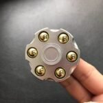 Unique Brass Gun Revolver Bullet Fidget Toy Spinner Copper Hand Spinners Detachable Rotating Sensory Finger Top For Kids Adults - Image 9