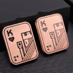 Edc Fidget Spinner Sound Waves Decompress Metal Hand Push Coins - Image 3