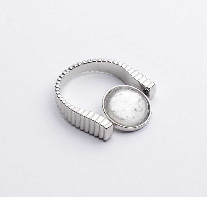 Original Fidget Spinner Rings Natural Stone Rings Replaceable Spinners For Anxiety And Stress Relief Jewelry Gifts - Image 7
