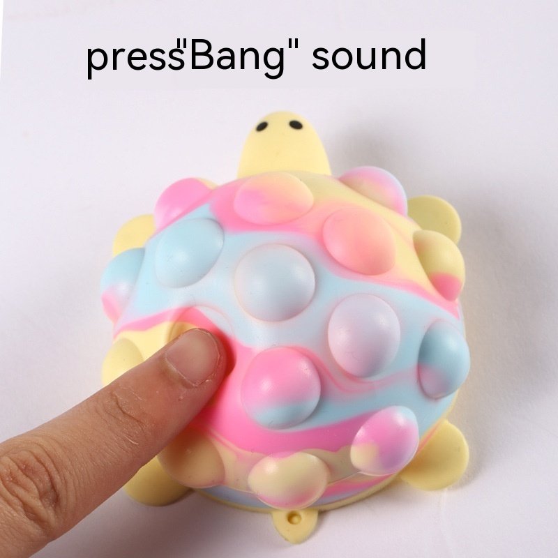 df1f93ca-f9c4-46ea-89c6-5a09ed149580.jpg 3D Stress Relief Ball Silicone Decompression Toy Turtle Decompression Vent Ball Children's Educational Toys Squeezing Toy - Image 4