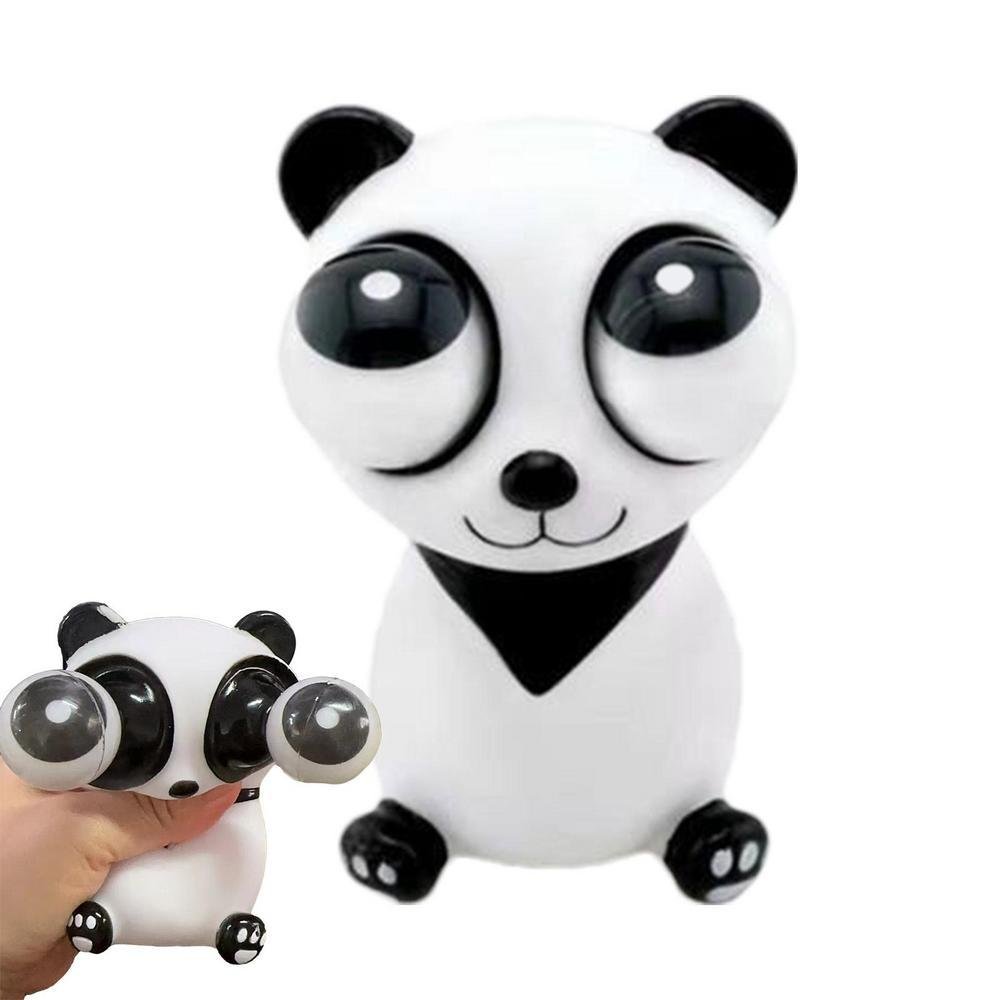 f128c309-01c4-46cd-93ca-fb7a64e757a4.jpg Cartoon Animal Decompression Toy Stress Reduction Ball Cute Little White Panda Dinosaur Squeeze Pop Eye Squeeze Antistress Toy - Image 1