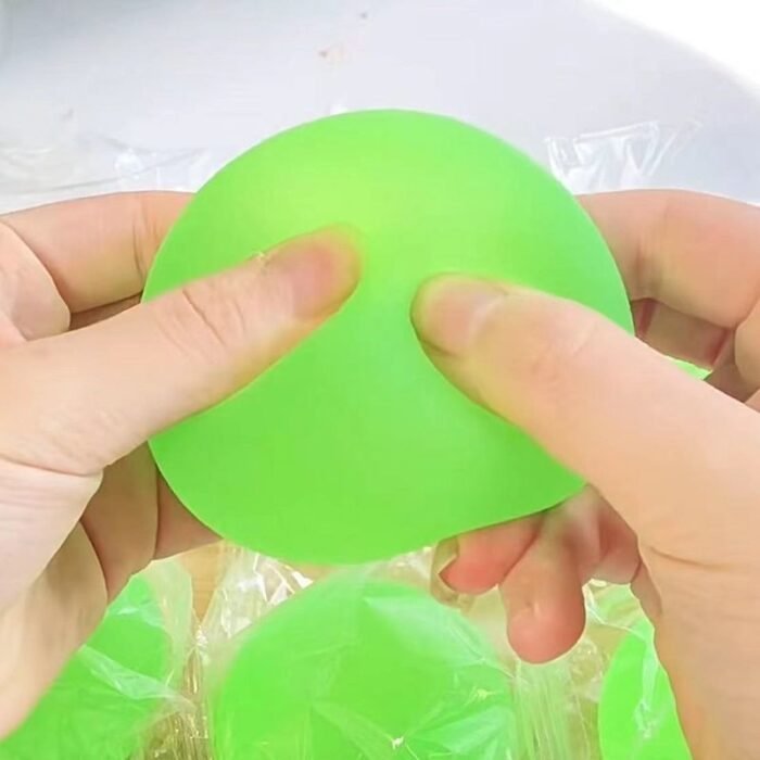 Green Malt Sugar Squeezing Toy Decompression Vent Slow Rebound Plastic Toy Ball Syrup Squeeze Wholesale - Image 1