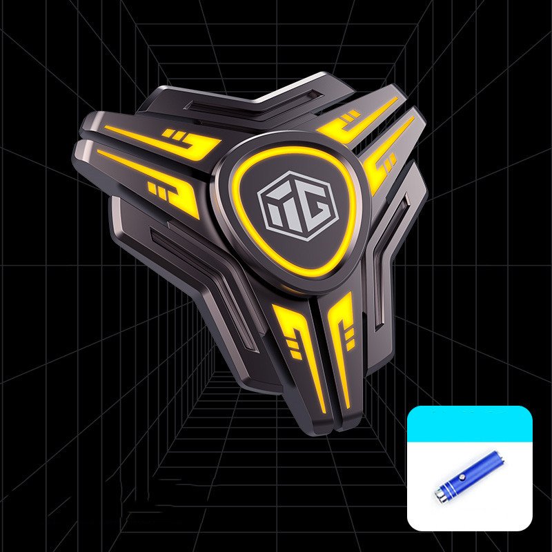 fb317d4b-c327-4a47-ae02-2c08bcd48308.jpg Luminous Luminous Fidget Spinner Mechanical Finger Decompression Toy - Image 8