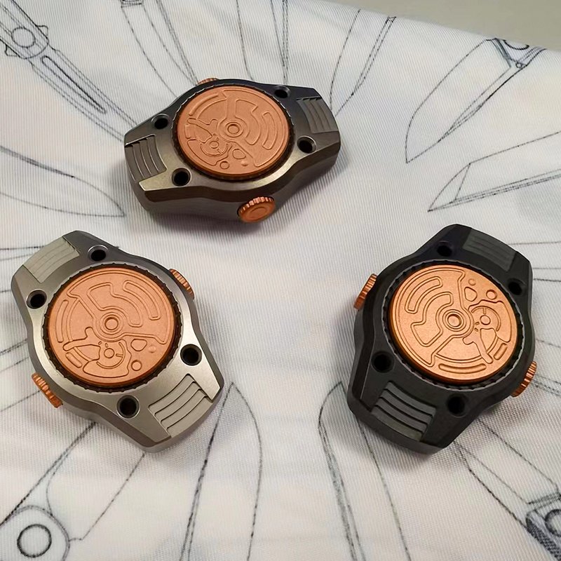 fda6862d-629b-4eda-bc18-d4525b91abdc.jpg Fidget Spinner Edc Titanium Alloy Limited Rotation Decompression - Image 5